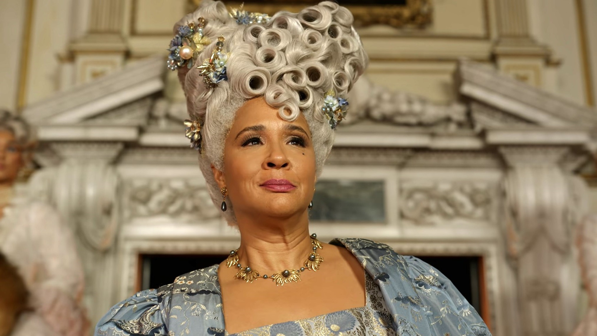 Golda Rosheuvel in the movie Queen Charotte