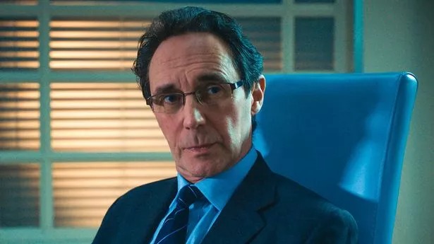 Guy Henry has a deep, strong voice